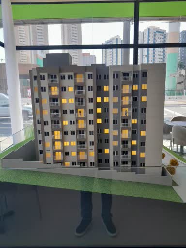 Maquete New Vila Ema — detalhe de uma das torres