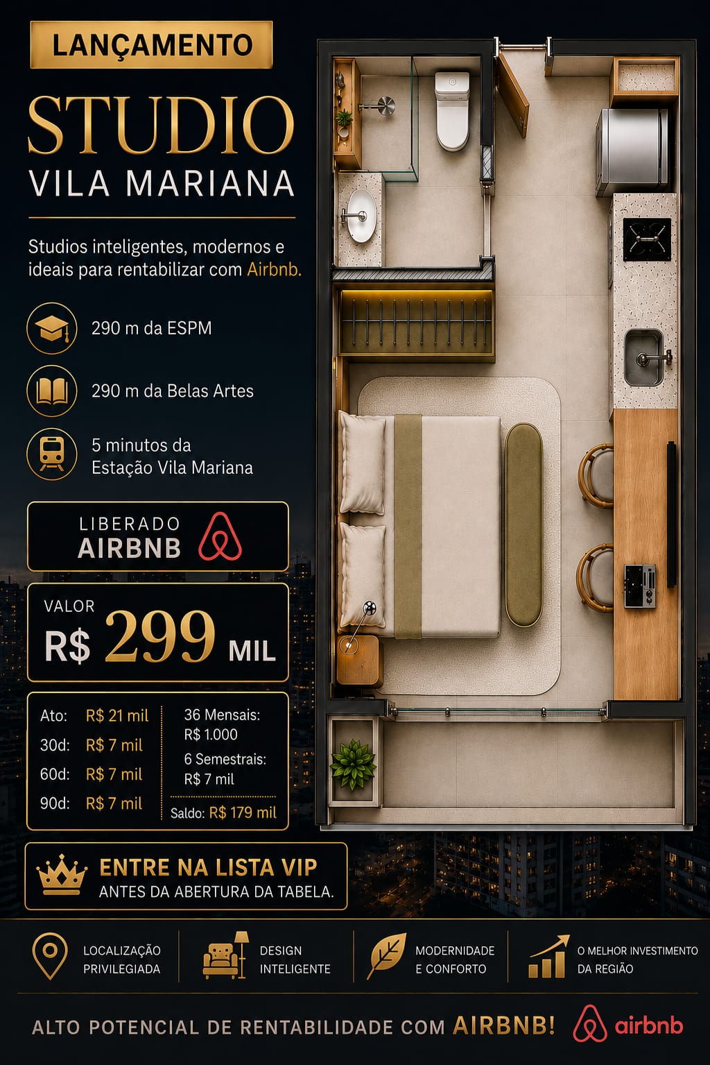 268VM Vila Mariana — Vila Mariana · 5 min. do metrô