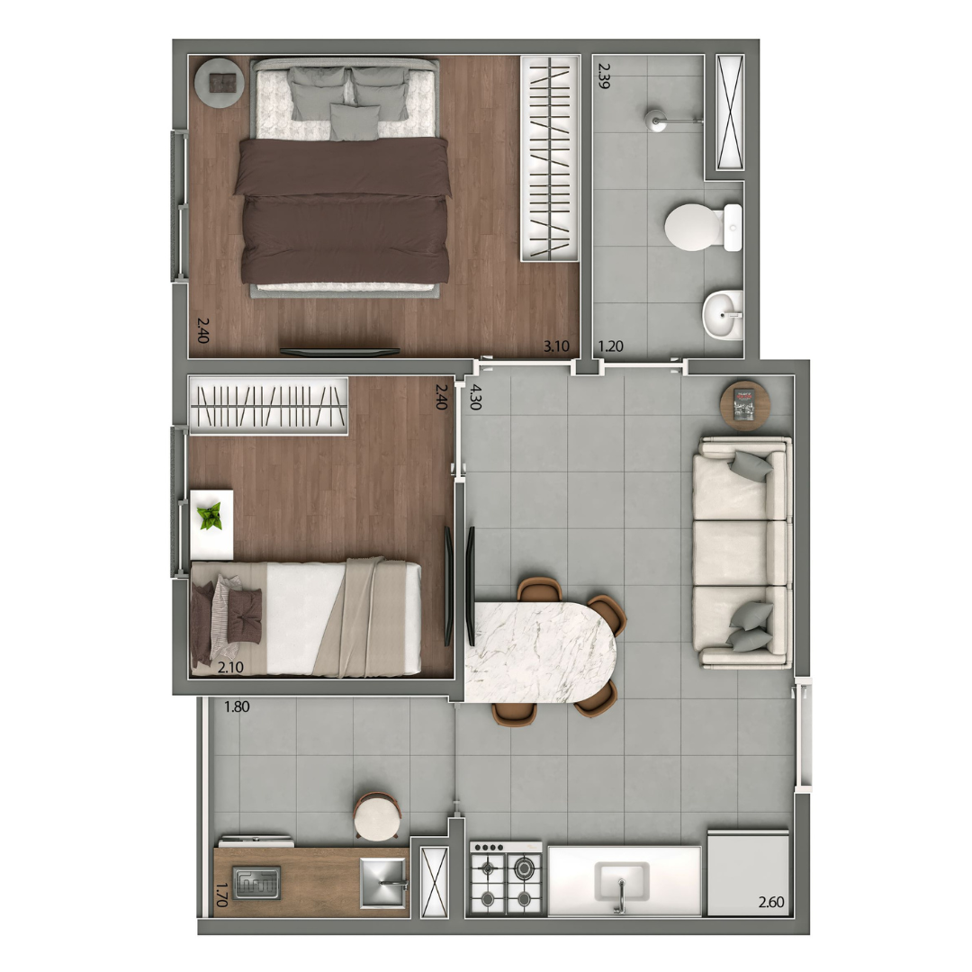 Planta — Opção 2 — Arena Kazzas Itaquera 4